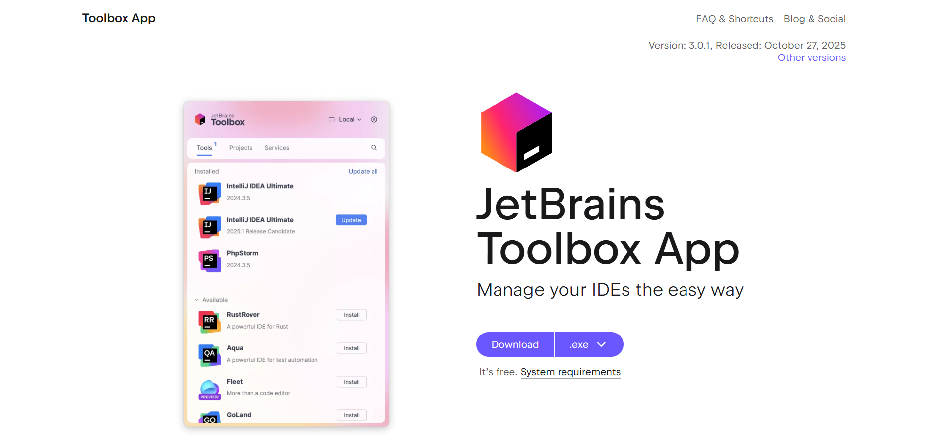 JetBrains Toolbox App paigaldus